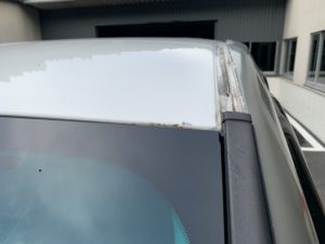 姫路市の自動車修理 鈑金 塗装 コーティング 車検ならボデーショップミハタ トヨタ カラー番号070 ホワイトパール 塗装不良 メーカー保証 全塗装 ヴェルファイア