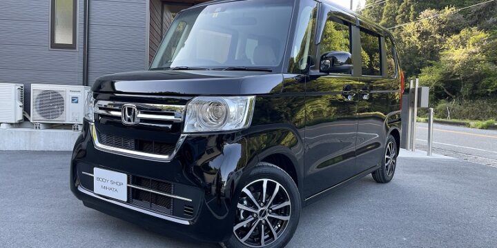 姫路市の自動車修理 鈑金 塗装 コーティング 車検ならボデーショップミハタ R3 Nbox 新古車 ご成約いただきました 姫路市の自動車修理 鈑金 塗装 コーティング 車検ならボデーショップミハタ R3 Nbox 新古車 ご成約いただきました